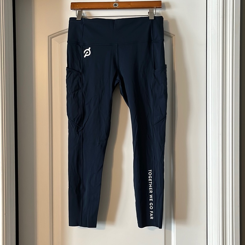 Lululemon x Peloton navy leggings. Size 10.
